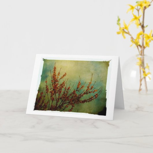 花は早く咲く カード (黄色い花)