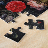 花は木製の容器に、ジャン・ブリュエゲル長老 ジグソーパズル (側面)