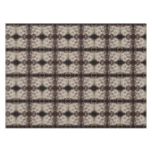 花は白黒抽象芸術色 テーブルクロス (正面(横))