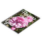 花は神のキスであ感動的る ノートブック (左側)