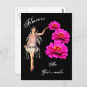 花は神のスマイルはがき感動的 ポストカード (正面/裏面)