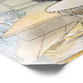 花は窓枠に、1895年カール・ラーソン フォトプリント            (角)