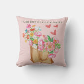 花は買自分だ クッション (正面)