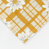 花は魂の光 フリースブランケット (角)