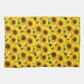 花ひまわり キッチンタオル (横)