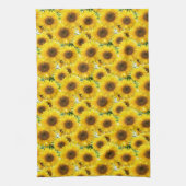 花ひまわり キッチンタオル (縦)