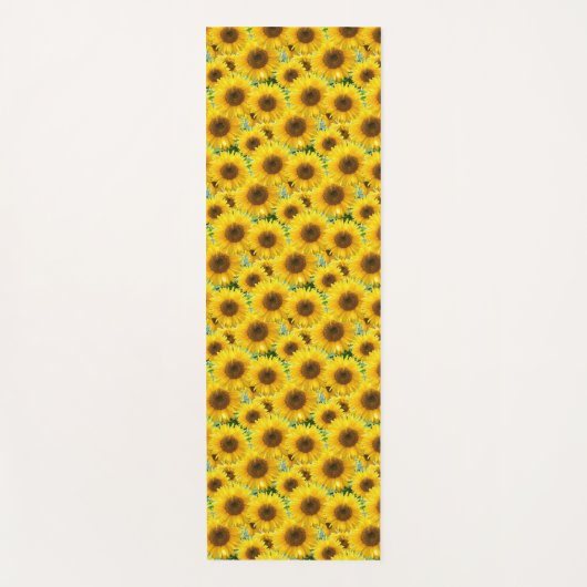 花ひまわり ヨガマット (正面)