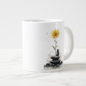 花びらとストーンズ交響曲 ジャンボコーヒーマグカップ (正面右)