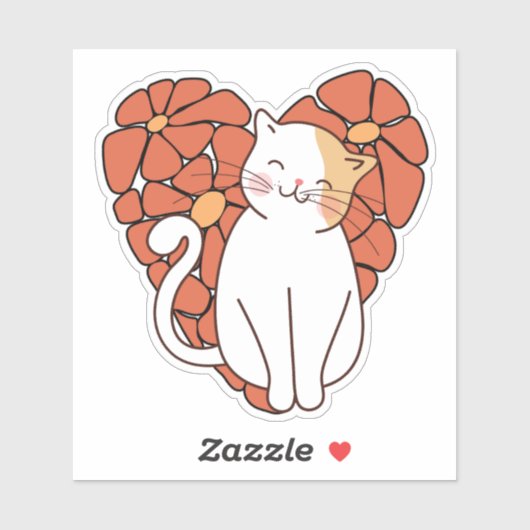 花びらとプリン防水 シール (シート)