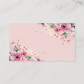 花びらとプロセッコピンクフローラレシピ エンクロージャーカード (裏面)