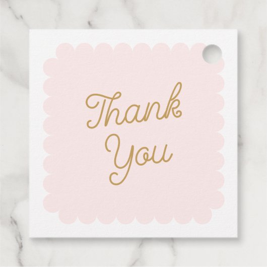 花びらとプロセッコブライダルシャワーありがとう フェイバータグ (裏面)