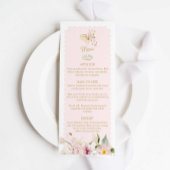 花びらとプロセッコブライダルシャワーメニュー メニュー