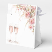 花びらとプロセッコブライダルシャワー フェイバーボックス (裏面サイド)