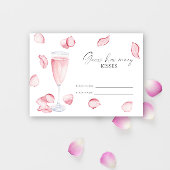 花びらとプロセッコ – キス数を推測 エンクロージャーカード