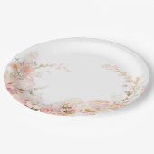 花びらとプロセッコ ペーパープレート (アングル)