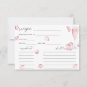 花びらとプロセッコ – レシピカード (正面)