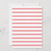 花びらとプロセッコ | 水彩ブライダルシャワー 招待状 (裏面)