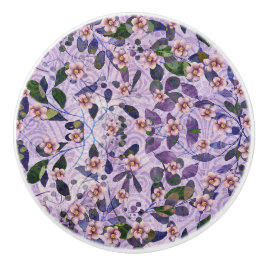 花びらと詩 – 自然インスパイアフローラアート –  セラミックノブ