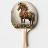 花びらと蹄：ブラウンホースファンタジー園、 卓球ラケット (正面)