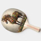 花びらと蹄：ブラウンホースファンタジー園、 卓球ラケット (横)