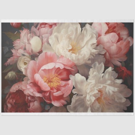 花びらと開花 薄葉紙 (正面)