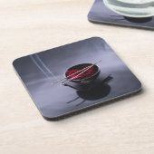 花びらのボールの上の非常に熱い香 コースター (左側)