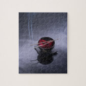 花びらのボールの上の非常に熱い香 ジグソーパズル (縦)