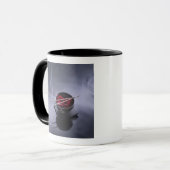 花びらのボールの上の非常に熱い香 マグカップ (正面左)