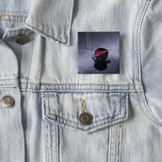 花びらのボールの上の非常に熱い香 缶バッジ (インサイチュ)