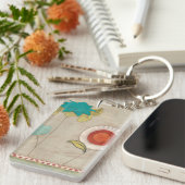 花びらの模様I キーホルダー (正面右)