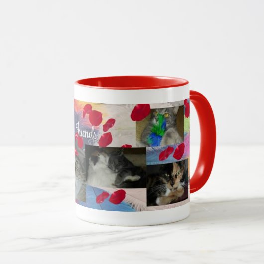 花びらの羽のコーデュロイおよびメルセデスのマグ マグカップ (正面右)