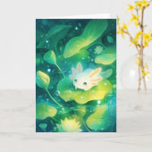 花びらの草地Axolotl秘密の池 カード (黄色い花)