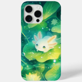 花びらの草地Axolotl秘密の池 iPhone 15 Pro Maxケース