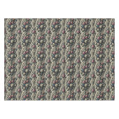 花びらの装飾 – ゴシック様式の中柄 テーブルクロス (正面(横))