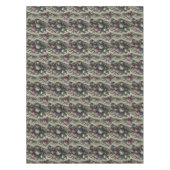 花びらの装飾 – ゴシック様式の中柄 テーブルクロス (正面)