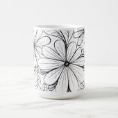 花びらよくはしゃぐマグ コーヒーマグカップ (中央)