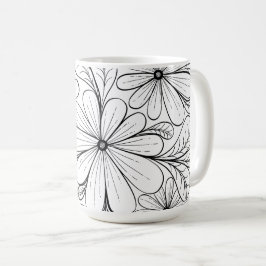 花びらよくはしゃぐマグ コーヒーマグカップ