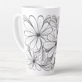 花びらよくはしゃぐラテマグ カフェラテマグ (左アングル)