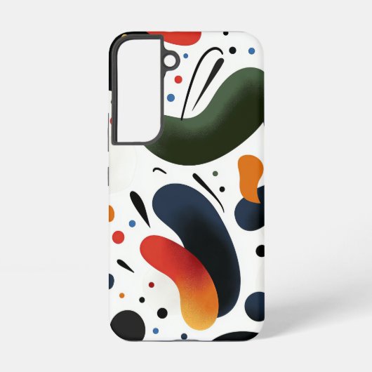 花びらを押しつぶす SAMSUNG GALAXYケース (裏面)