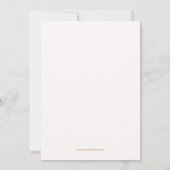 花びらアンドプロセッコガーデンフローラブライダルシャワー 招待状 (裏面)