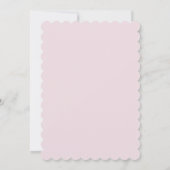 花びらアンドプロセッコシャンパンブライダルシャワー 招待状 (裏面)