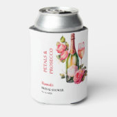 花びらアンドプロセッコブライダルシャワーパーティー 缶クーラー (缶裏面)