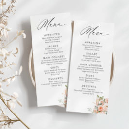 花びらアンドプロセッコブライダルシャワー メニュー