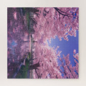 花びらオンリバー、さくらんぼブロッサム ジグソーパズル (横)