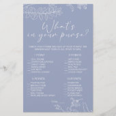 花びらゲーム財布の中 チラシ (正面)