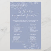 花びらゲーム財布の中 チラシ (正面)