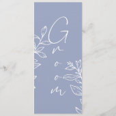 花びらシンプル予約 メニュー (裏面)