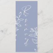 花びらシンプル予約 メニュー (裏面)