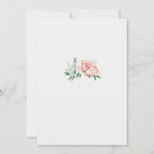 花びらスモダンプロセッコピーチバラブライダルブランチ 招待状 (裏面)