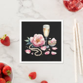 花びらズパールスプロセッコデコール食器 スタンダードカクテルナプキン (インサイチュ)